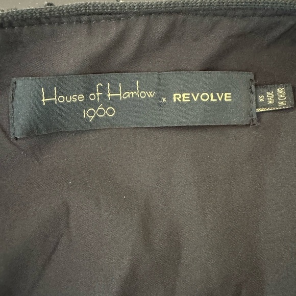 NWT House of Harlow 1960 X Revolve Sequin Suri Wrap Top Metallic - Picture 7 of 8